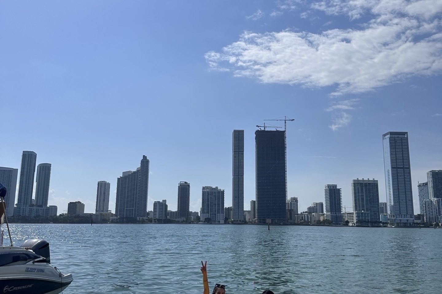 Crownline Bowrider interior Miami yacht charter