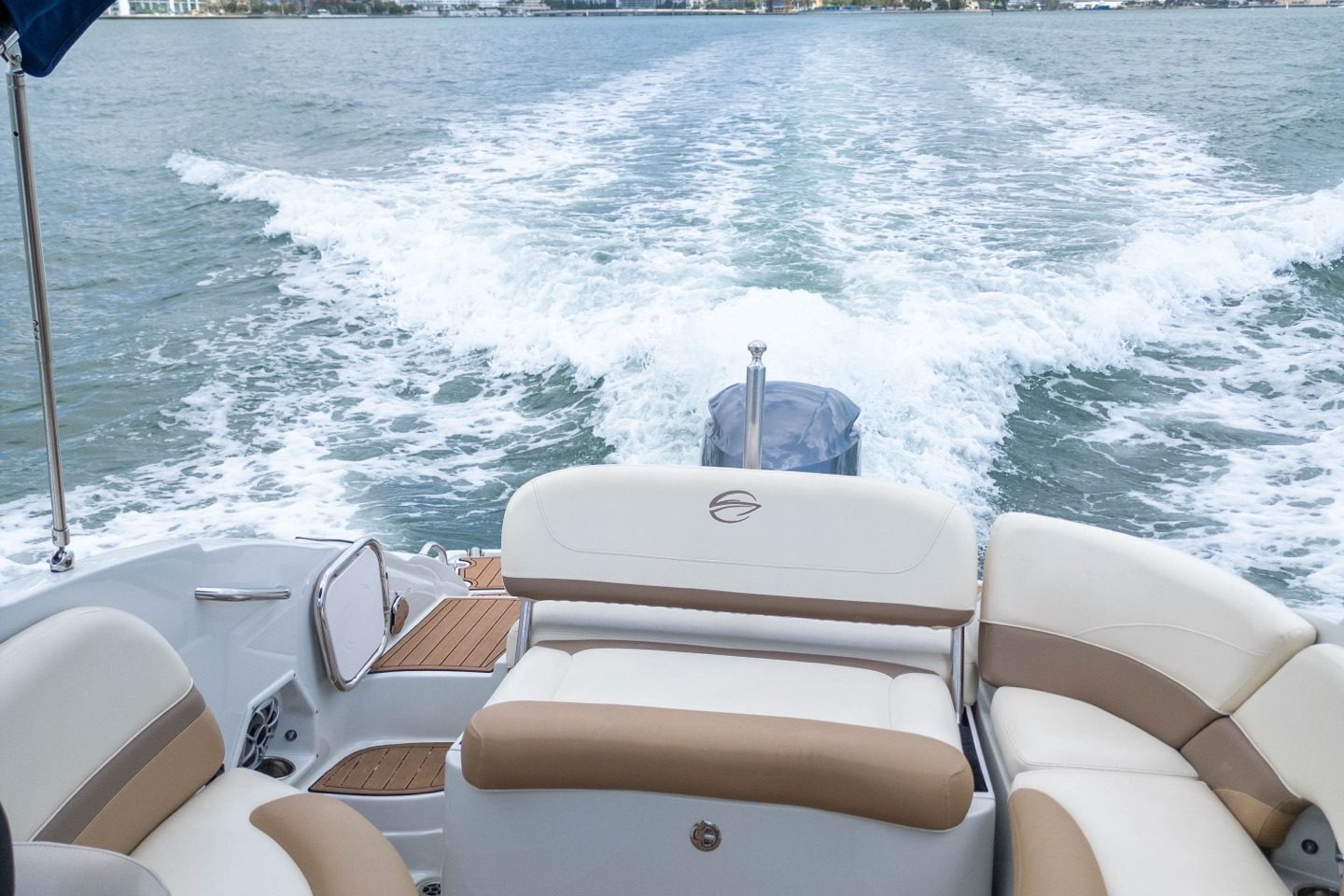 Crownline Bowrider interior Miami yacht charter